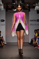Model walk for Urvashi Joneja Show at LFW 2014 Day 2 in Grand Hyatt, Mumbai on 13th March 2014